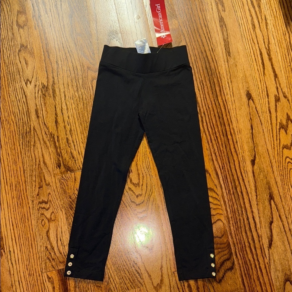 American girl holiday leggings size small (7-8) NWT